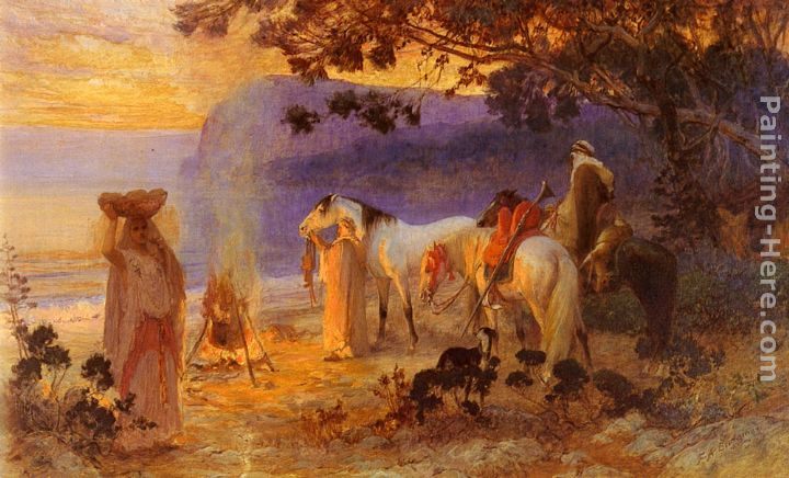 Frederick Arthur Bridgman On The Coast Of Kabylie